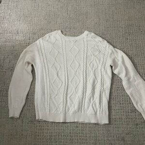White/Cream Hollister Sweater